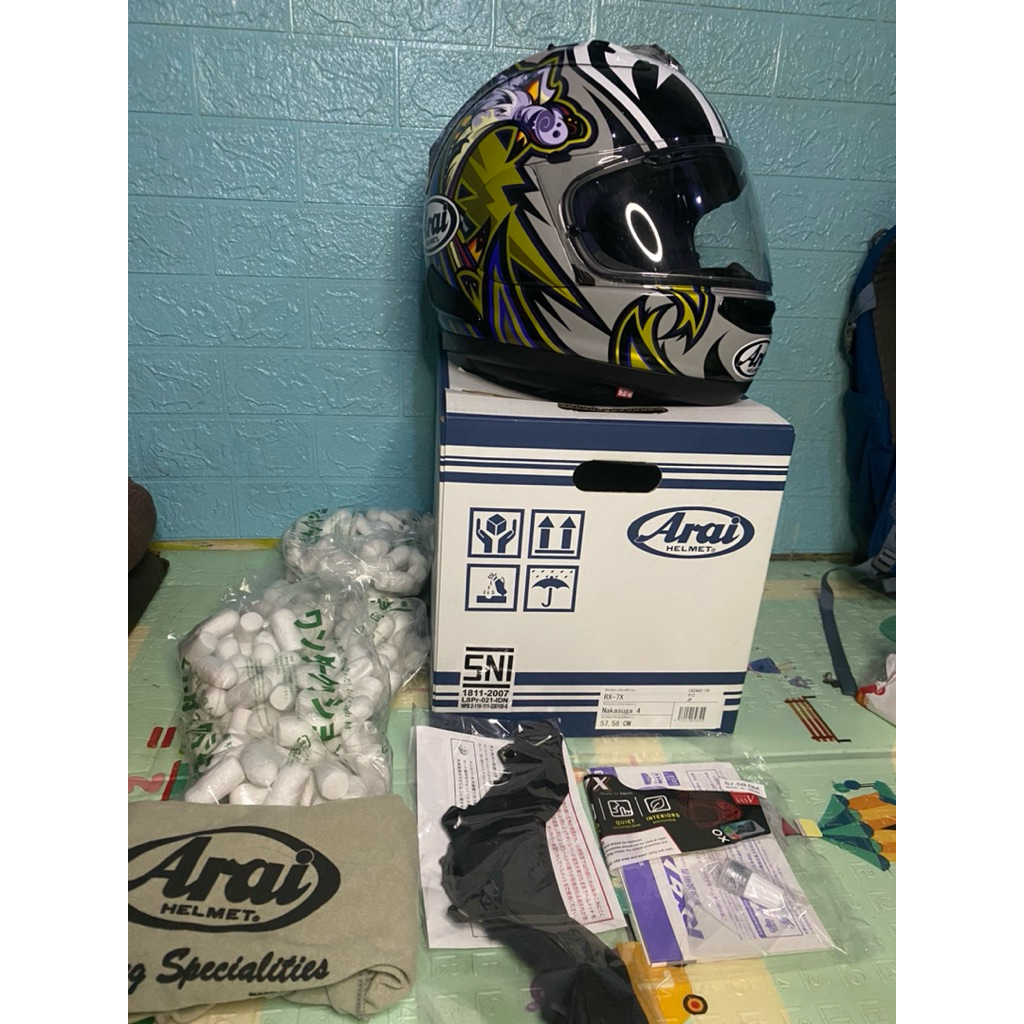 Arai RX7X Nakasuga 4 Second like new SNI