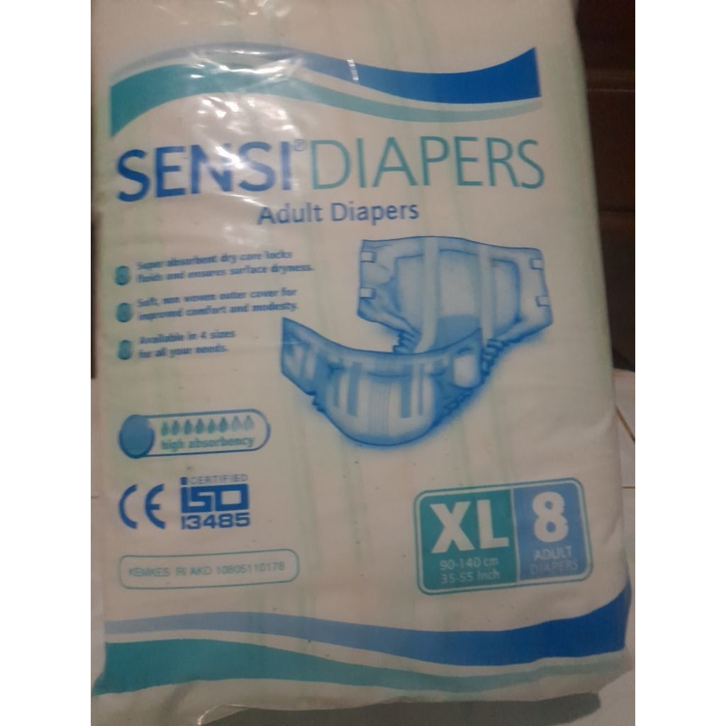 Popok Dewasa SENSi Ukuran XL8