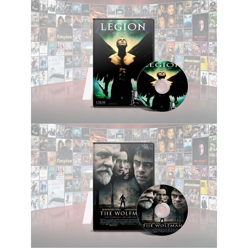 DVD Legion (2010) + DVD The Wolfman (2010)