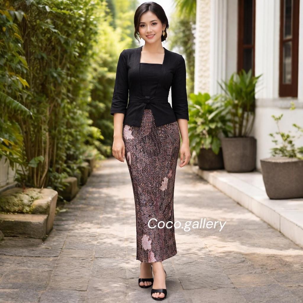 ROK BATIK PLISKET PREMIUM L XL XXL / ROK BATIK BAWAHAN KEBAYA TERBARU