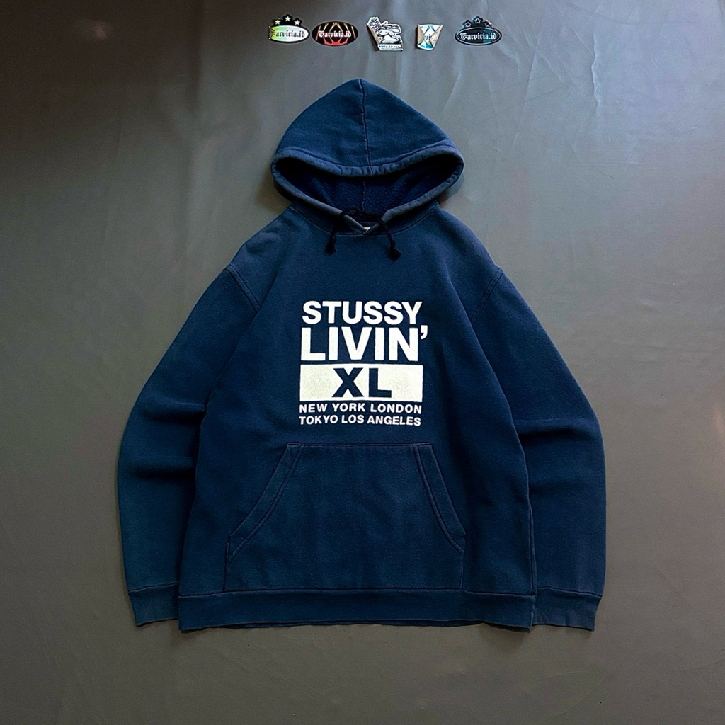 Hoodie Stussy Livin Vintage