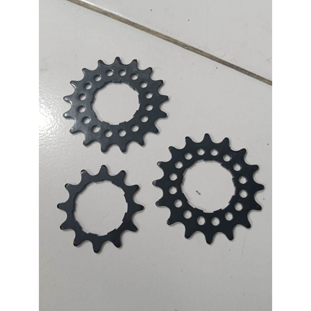 chainring BMX 44t 43t bcd 104 + cog BMX 16t 17t