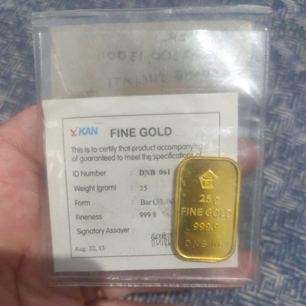 Emas Antam Retro 25 Gram