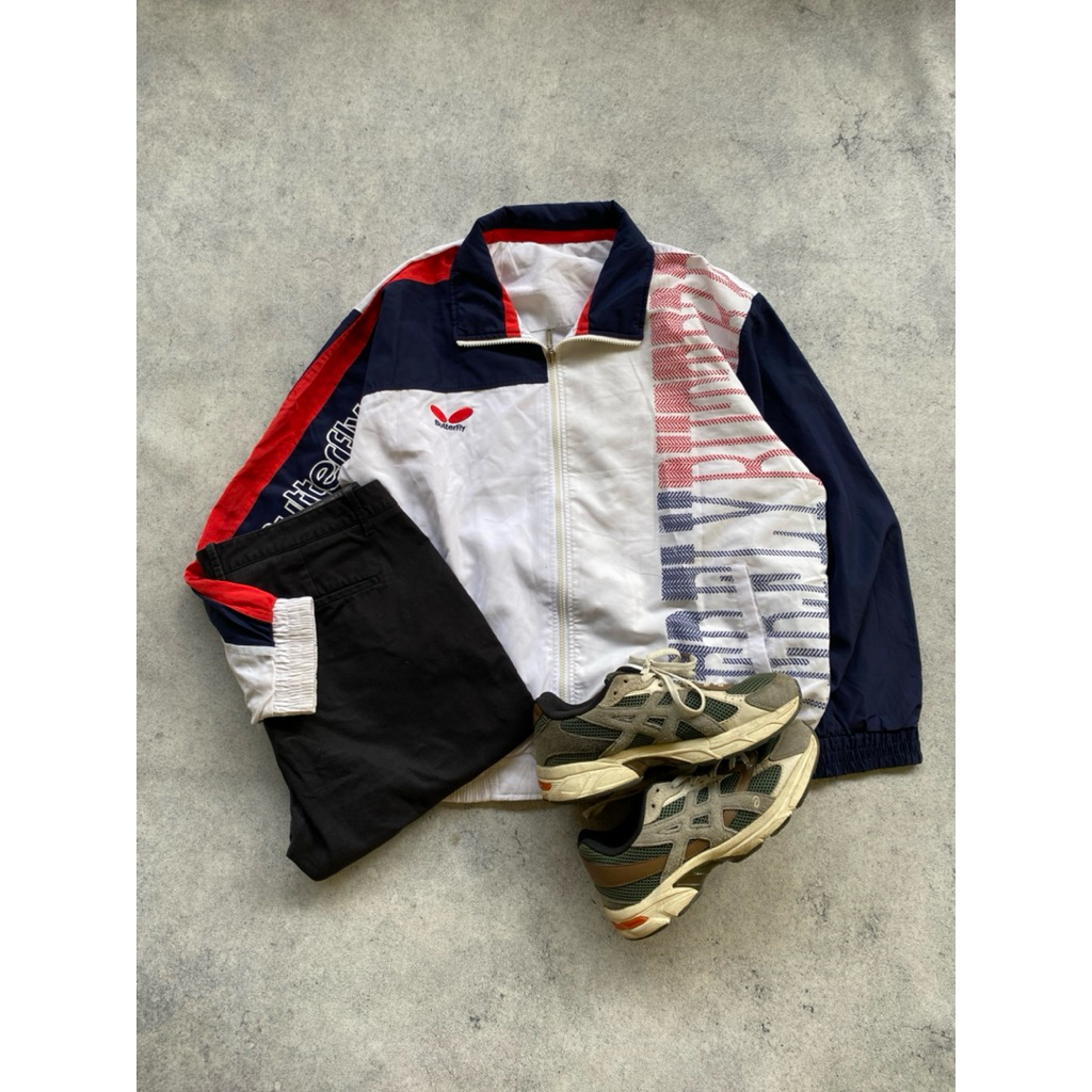 Jacket Windbreaker Parasute Colorblok