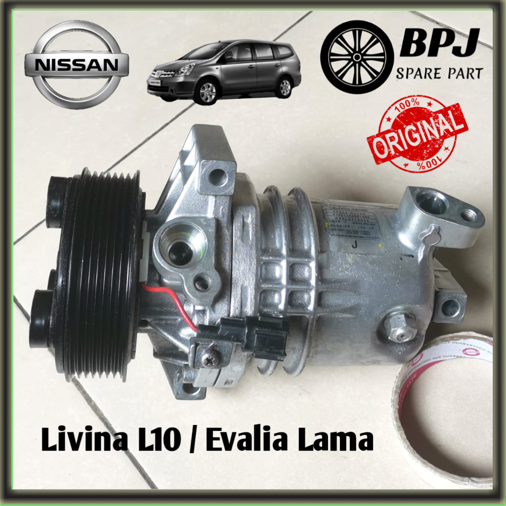 Compressor Compresor Kompresor AC Nissan Evalia / Livina / Grand Livina Lama L10 1.5 1500cc / 1.8 18