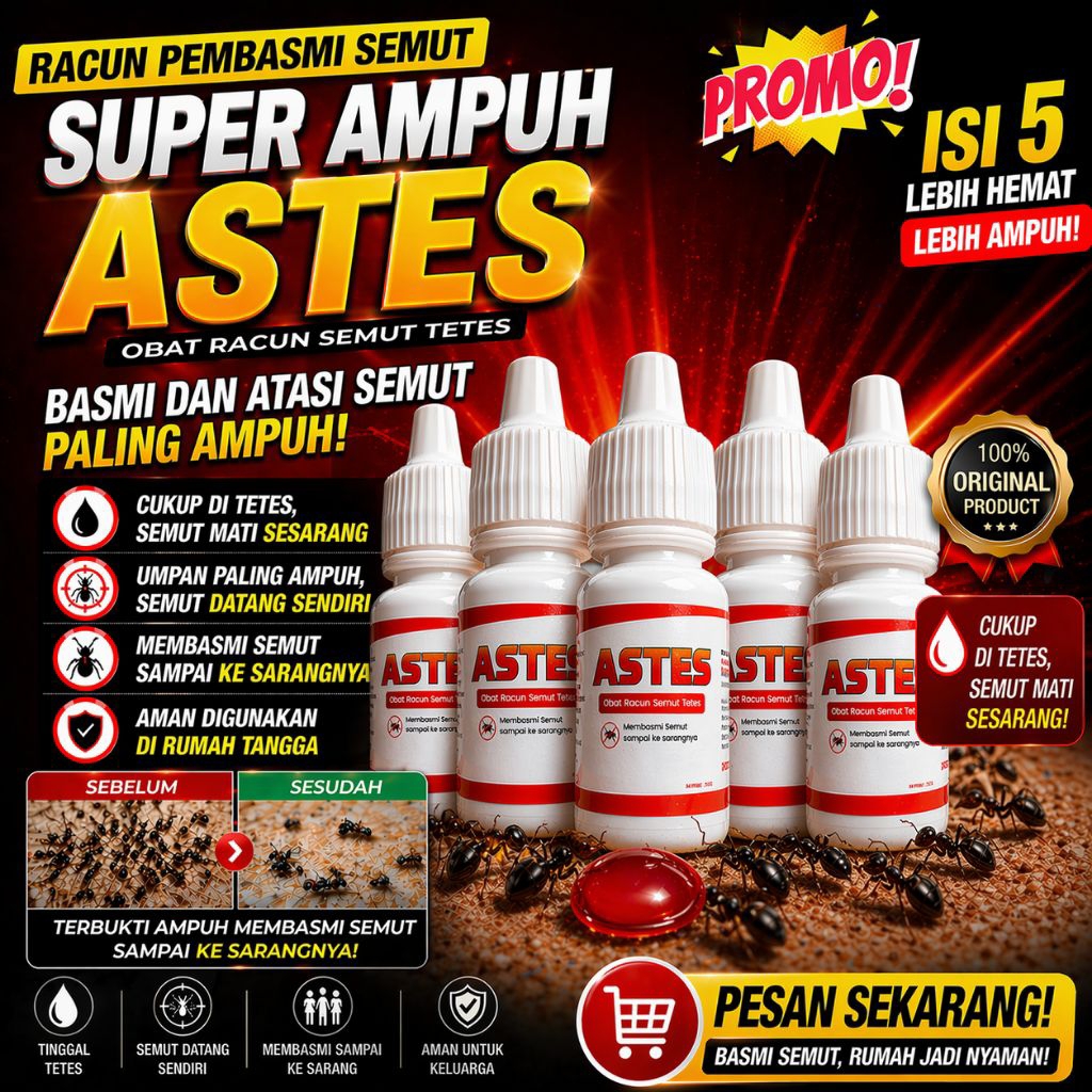 ASTES RACUN SEMUT TETES SUPER AMPUH | OBAT PEMBASMI SEMUT MERAH & RANGRANG