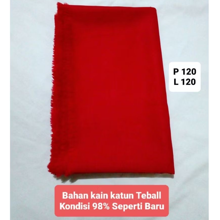 Hijab kerudung branded katun tebal lebar Like New //PL