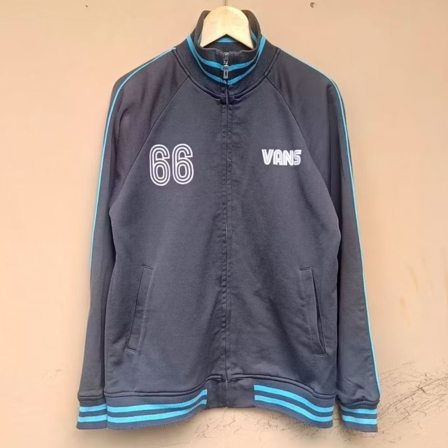 Tracktop vans skateroots 90s vintage grey blue