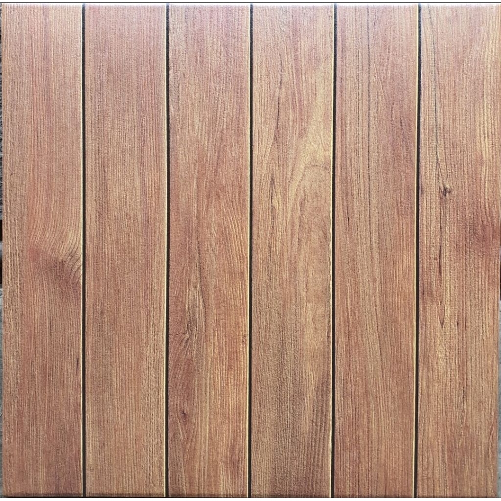 keramik lantai kamar mandi teras garasi ASIA OKLAHOMA DARK BROWN 40x40 motif kayu coklat kasar