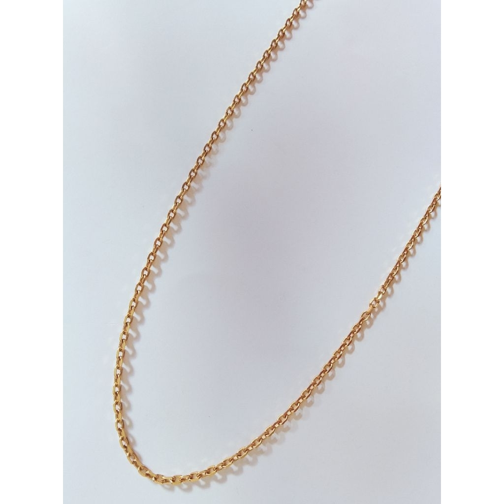 Kalung Emas Rantai Nuri Polos Emas Asli