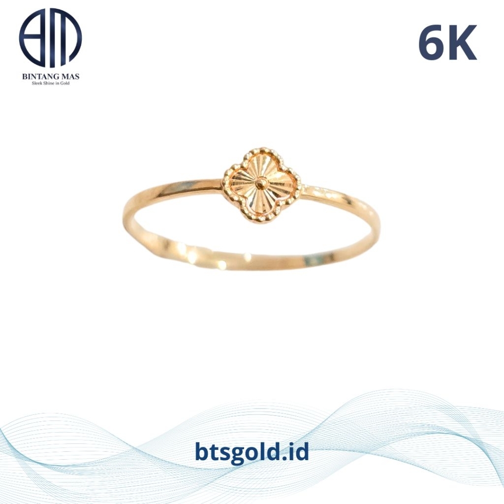Cincin Emas Alhambra | 6K