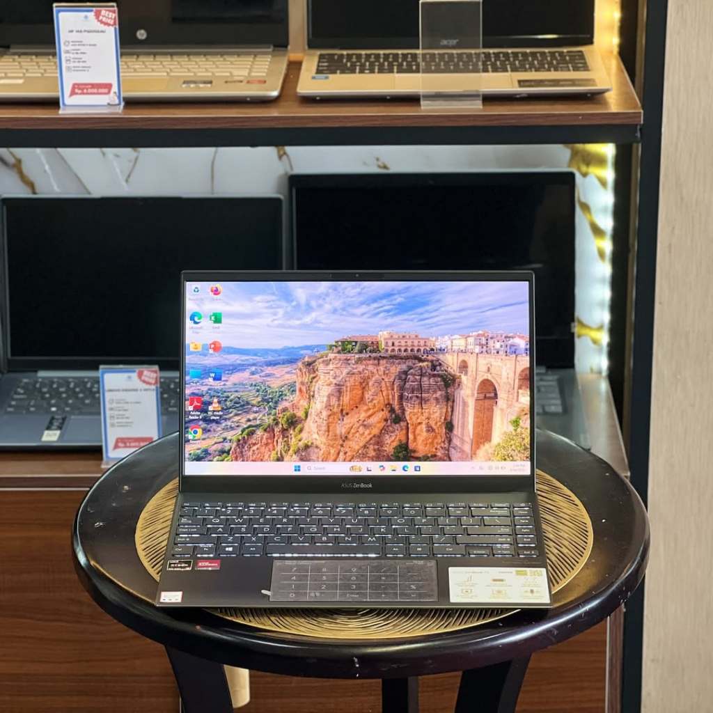 PROMO SALE ASUS ZENBOOK UM325UAMD RYZEN 5-5500U/SSD512GB/RAM8G/BERGARANSI