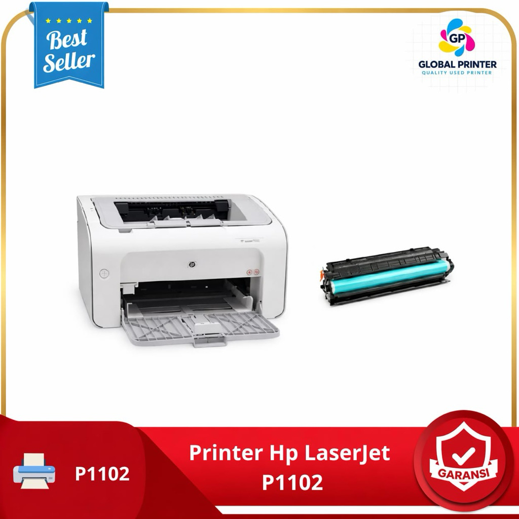 Printer HP Laserjet P1102 Bekas Free Toner 85A