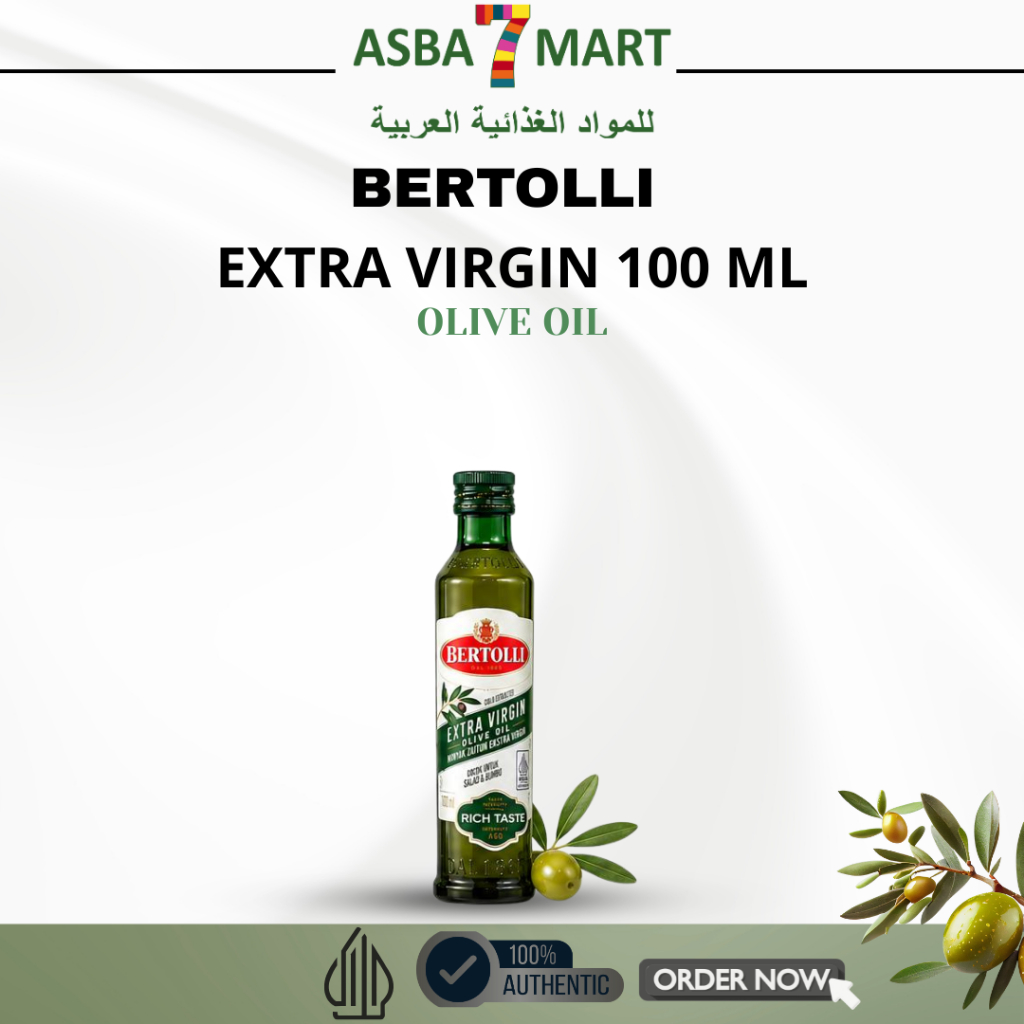 BERTOLLI EXTRA VIRGIN OLIVE OIL 100ML