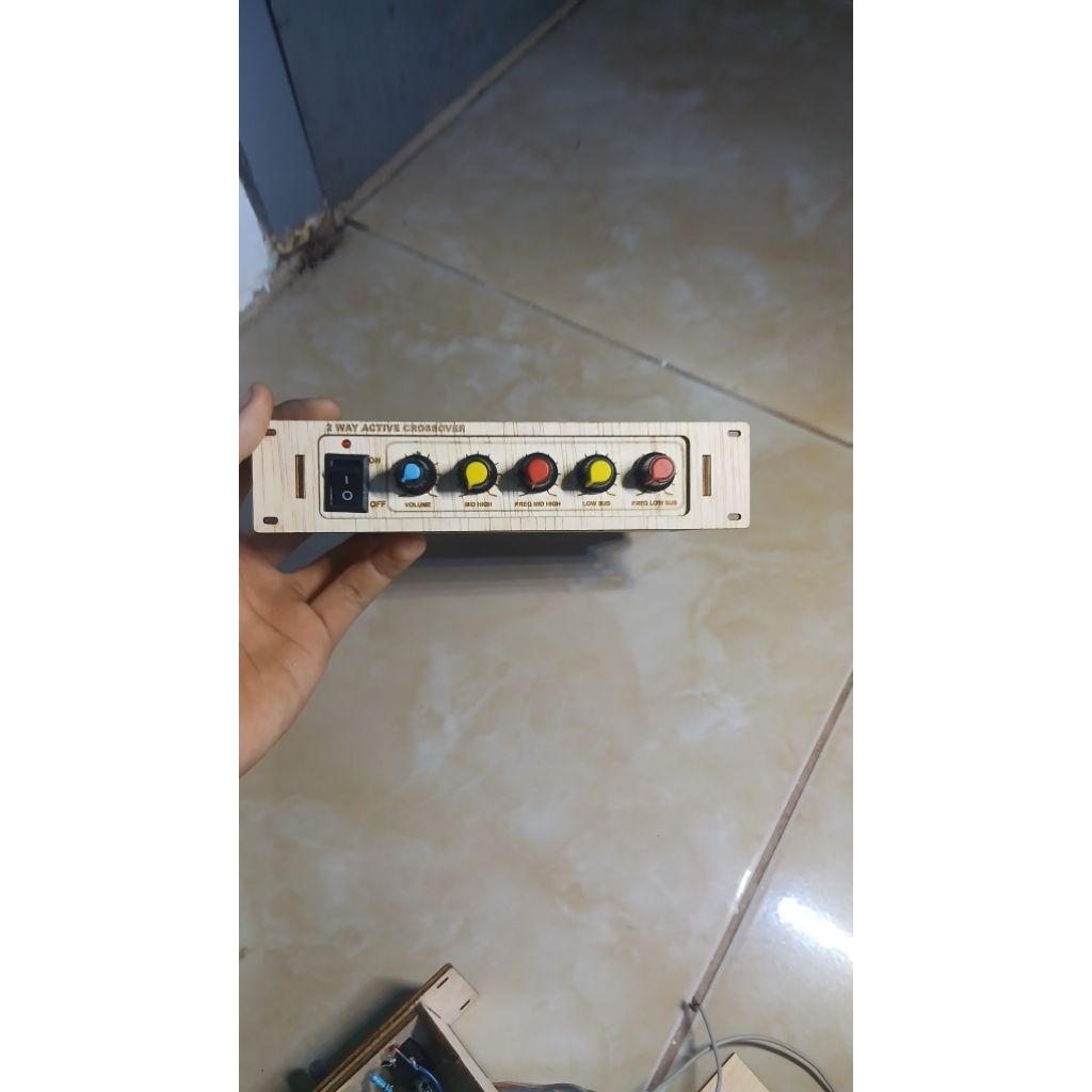 Crossover Aktive 2 way siap pakai || untuk pemisah antara mid dan sub