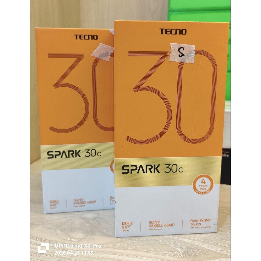 TECNO SPARK 30c 6/128gb second full set
