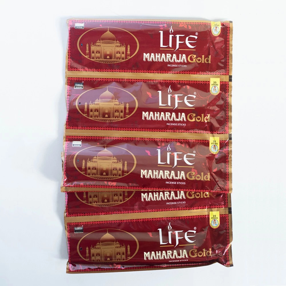 Dupa India Pengharum Ruangan Aromaterapi Darshan Life Maharaja Gold 1 Pouch Isi 35 Stick