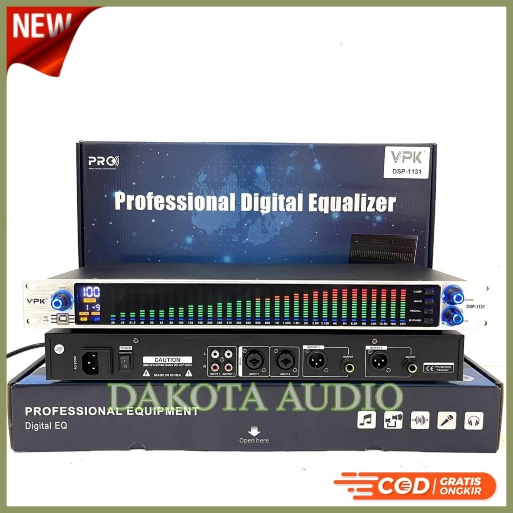 Equliser Digital VPK DSP 1131 Original Equalizer Digital VPK1131 Vpk Dsp1131 Bagus ( Bisa COD )
