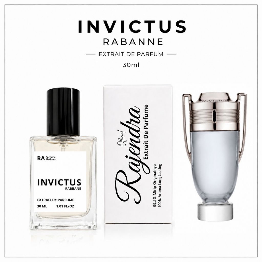 Rajendra || Parfum Invictus Rabanne 30ml, Parfum Pria, Parfum platinum extrait de parfum