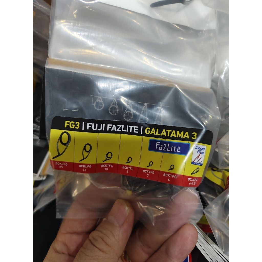 ring joran pancing type fuji set untuk joran pancing bahan fuji alconet fazlite keramik biru