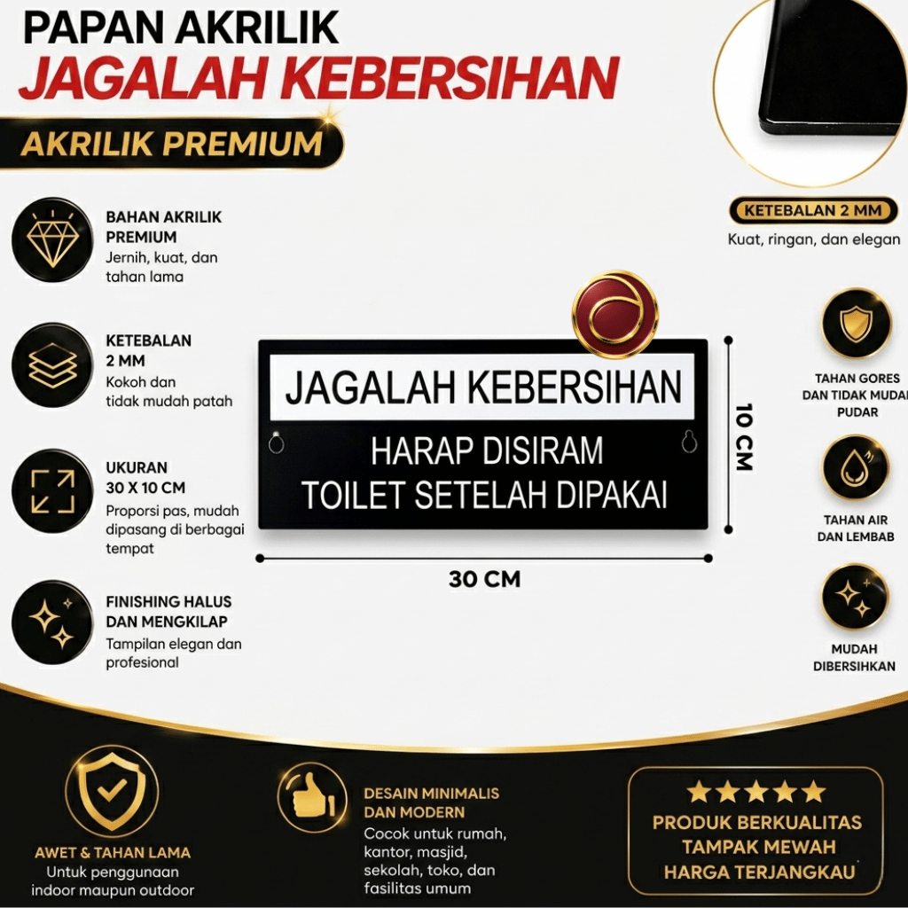 Sign Jagalah Kebersihan Tulisan Jagalah Kebersihan | Papan Jagalah Kebersihan 0069