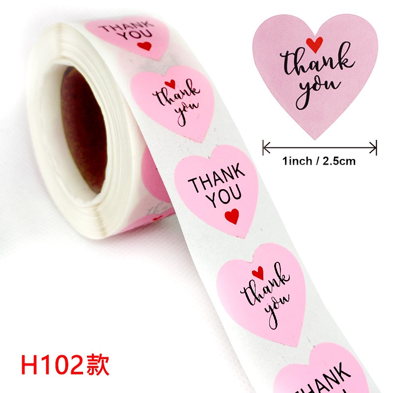 Stiker Roll Thankyou Stiker Terimakasih Stiker Motif Kartun Stiker DIY Stiker Sovenir Hampers