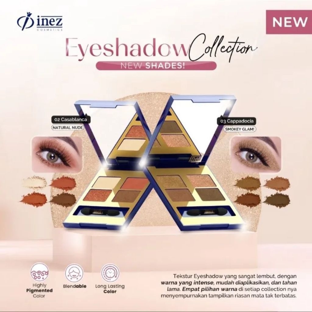 INEZ Cosmetic Color Contour Eyeshadow Collection