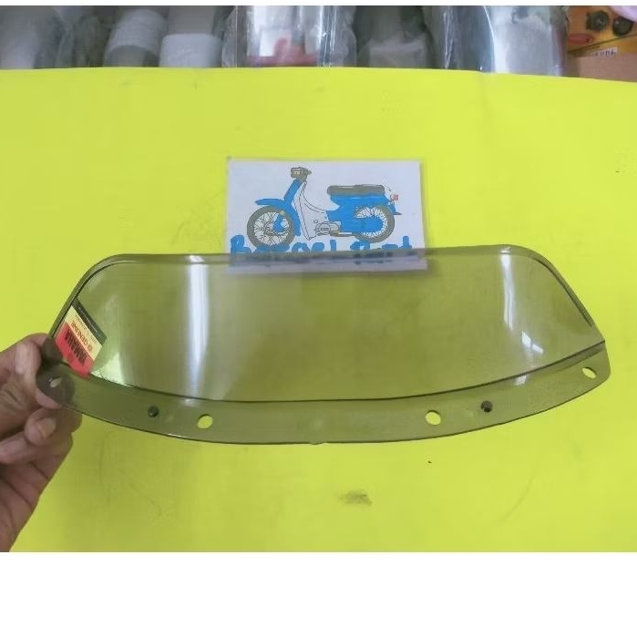 visor winshield winsil mika kaca depan Yamaha V80SS V80 SS deluxe robot bagong