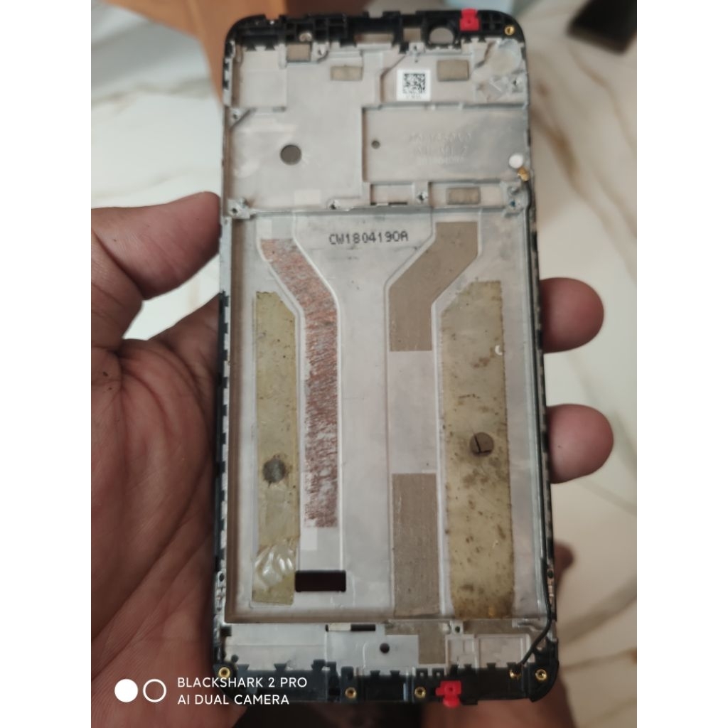 FRAME TATAKAN LCD ASUS MAX PRO M1 BEKAS COPOTAN