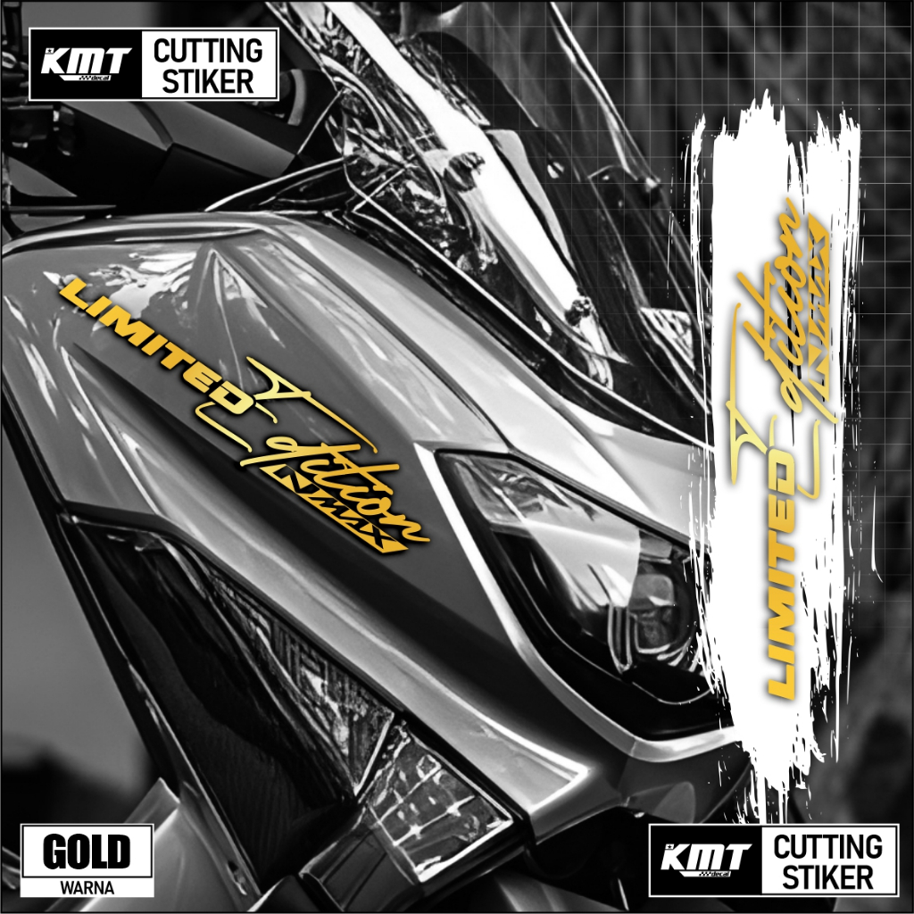 Cutting Sticker NMAX Limited Edition - Sticker Logo Motor Mobil Laptop NMAX Limited Edition Original