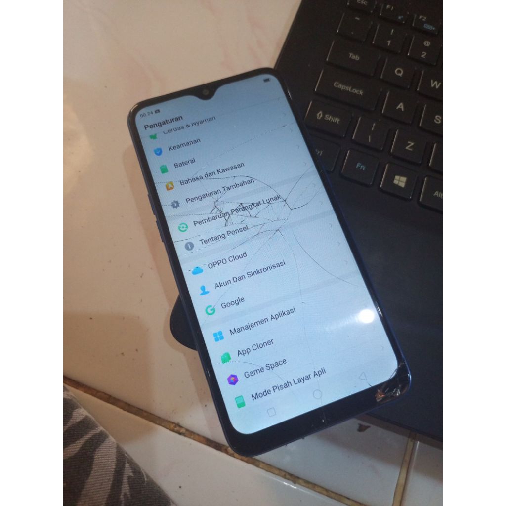 Unit mesin Oppo a5s normal
