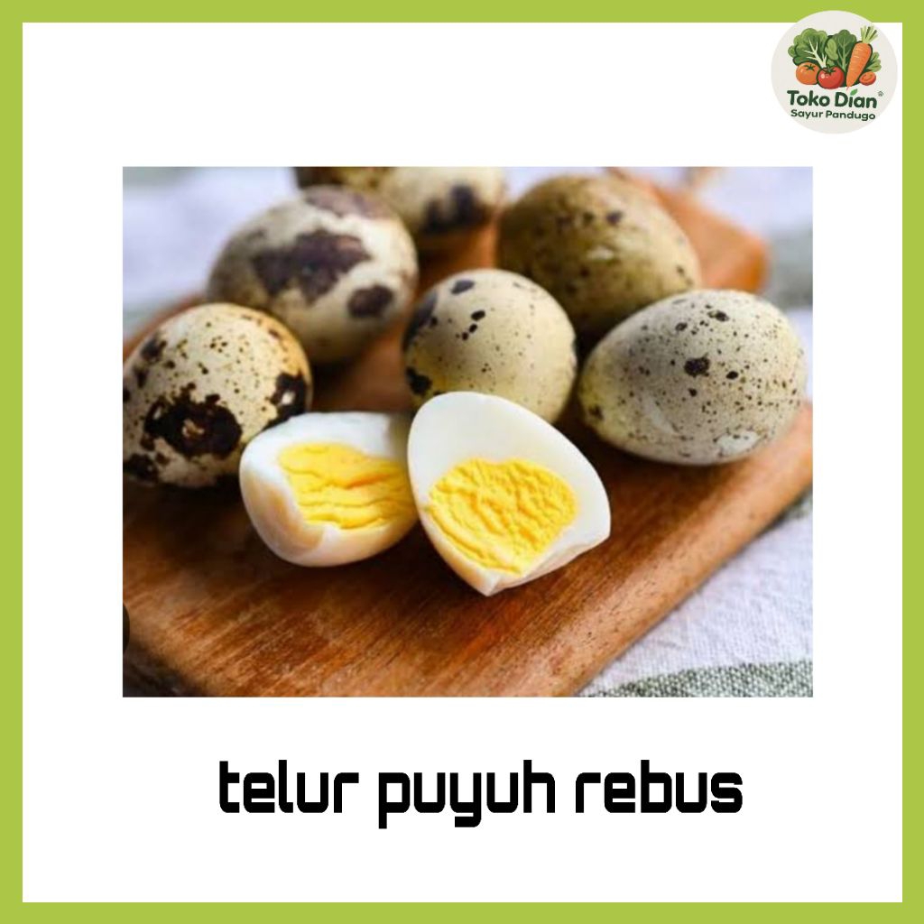 Telur puyuh rebus segar 20 butir/telur puyuh matang fresh setiap hari/Diansayurpandugo