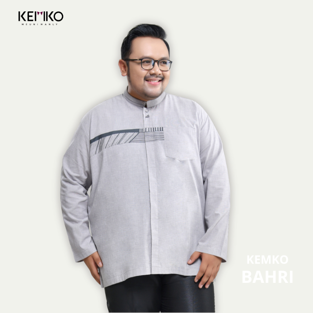 Rabbani - Kemko Kemeja Koko laki laki Bahri F5Z Lengan panjang