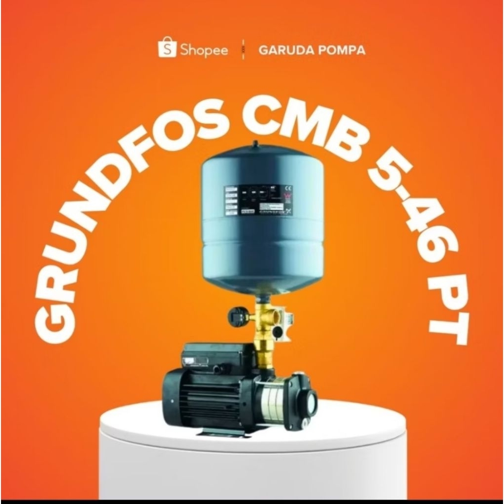 Grundfos CMB 5-46 Pt pompa air sumur dangkal