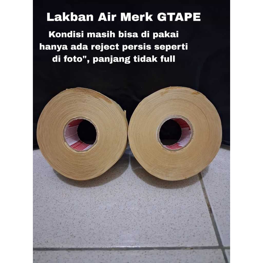 Lakban air / gummed tape 2inch GTAPE REJECT