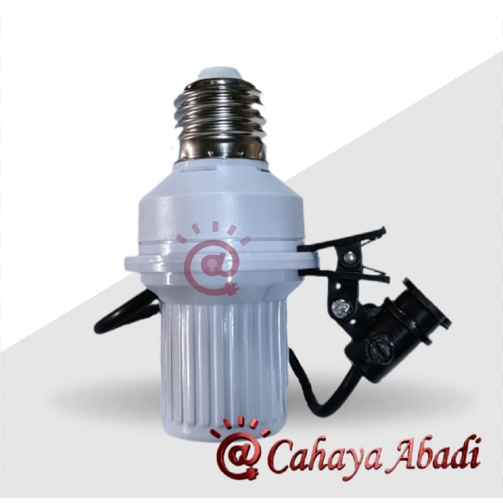 MIKAWA Fiting Fitting Lampu Sensor Cahaya Otomatis / Automatic Photosensor Lampholder Fitting E27 MI