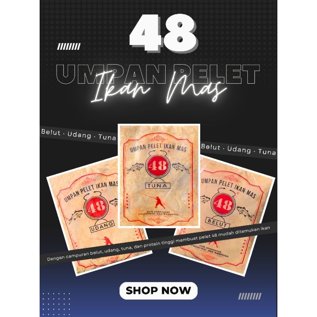 Umpan Pelet Ikan Mas 48