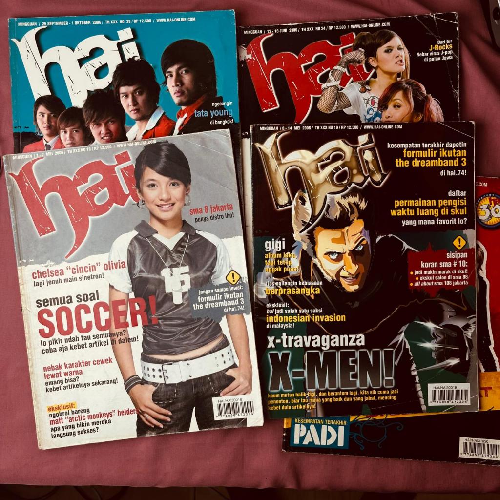 Majalah Hai Edisi Tahun 2000an / Majalah HAI Cabutan