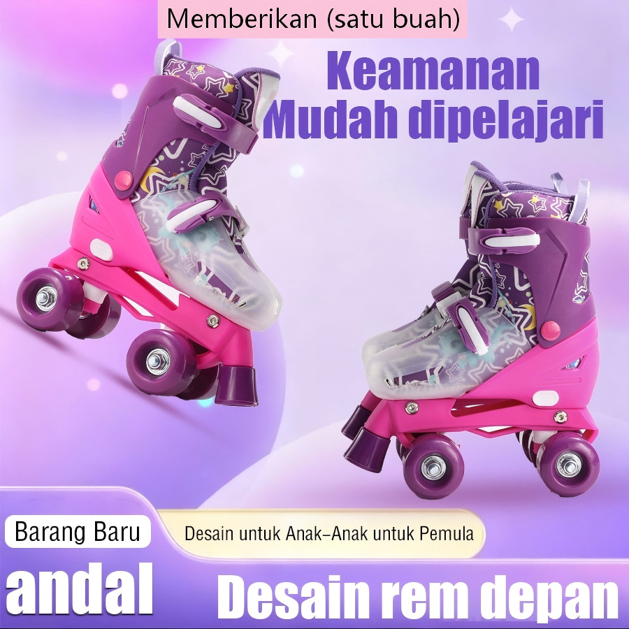MATOUGUI Ada hadiah gratis (pilihan sendiri)sepatu roda/sepatu roda Oxelo/lampu kedip/tidak licin/an