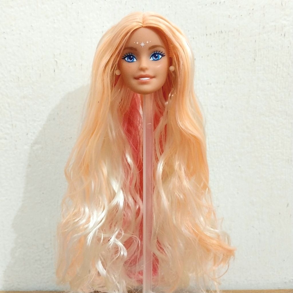 Head Barbie Millie Fairy Color Changing Kepala Mattel Official Boneka Second Preloved Jadul Collecto