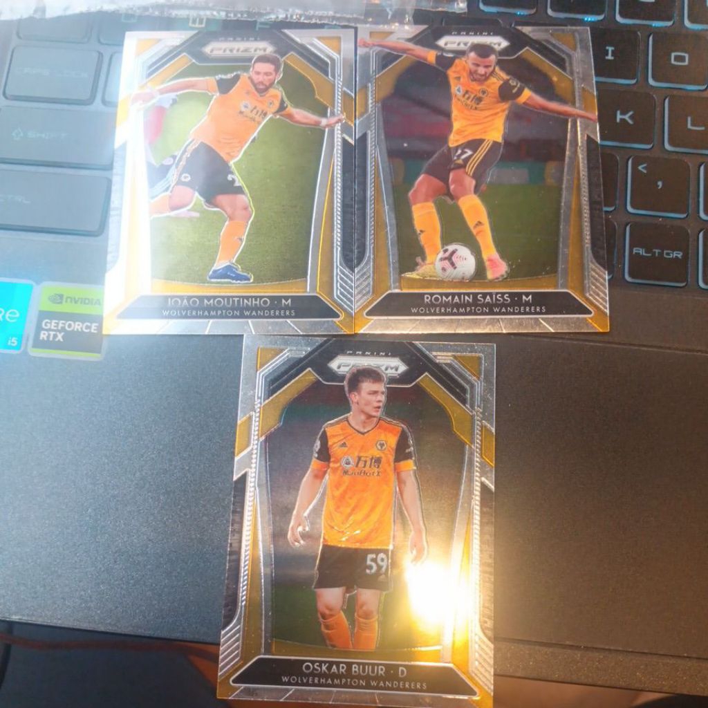 kartu bola panini prizm epl 2020/2021 Wolverhampton