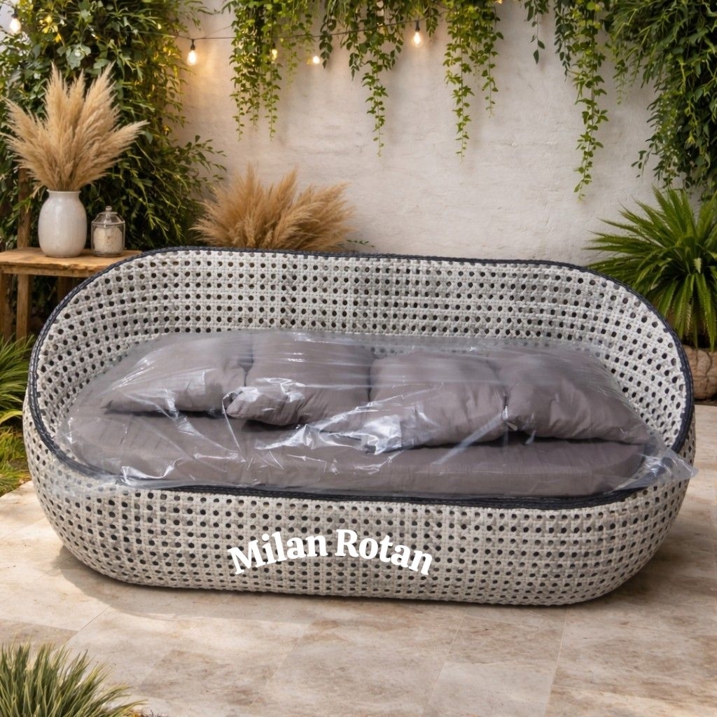 Sofa Tanjung 2 Seater Rotan Minimalis