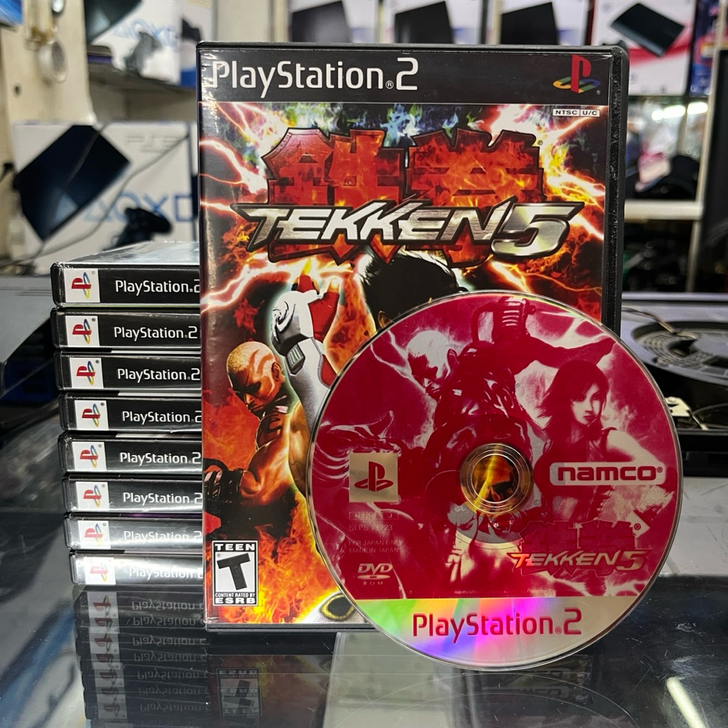 Tekken 5 (NTSC J) PS2 Game original kaset cd ps 2