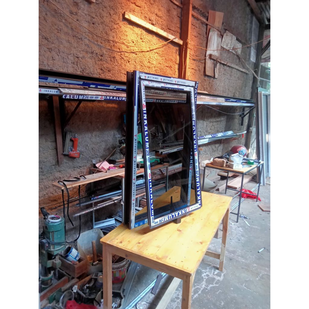 jendela aluminium 120 x 40 cm inkalum