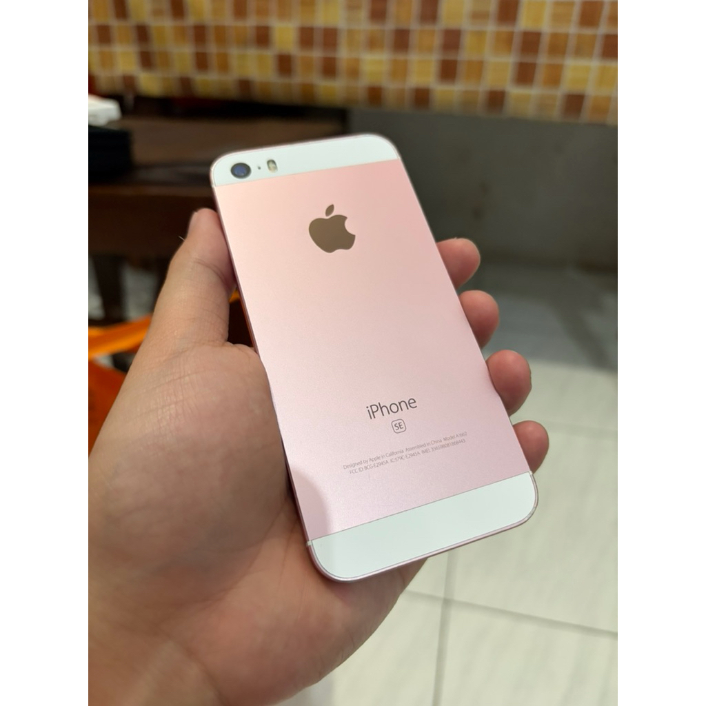 iPhone SE 2016 Rose Gold 32GB Second Batangan Mulus No Minus