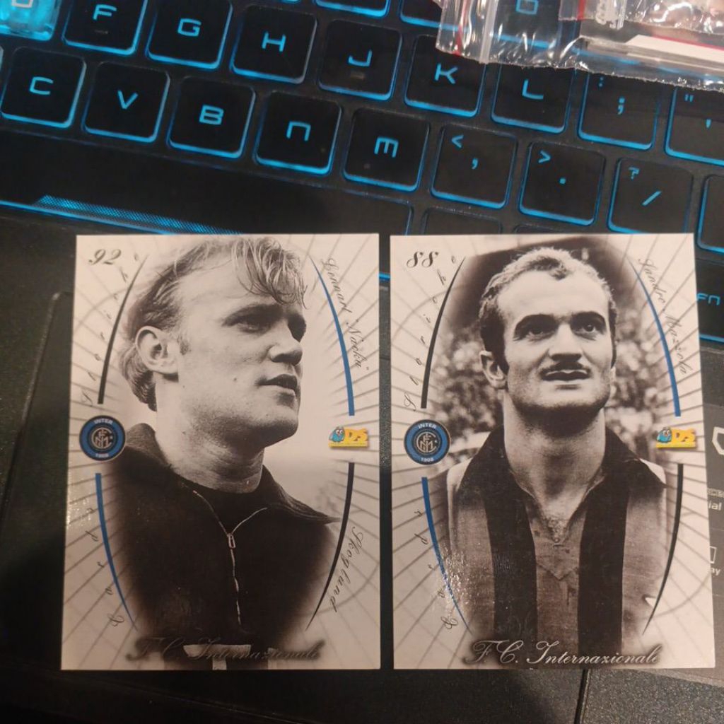 kartu bola ds card collection inter milan 1999/2000