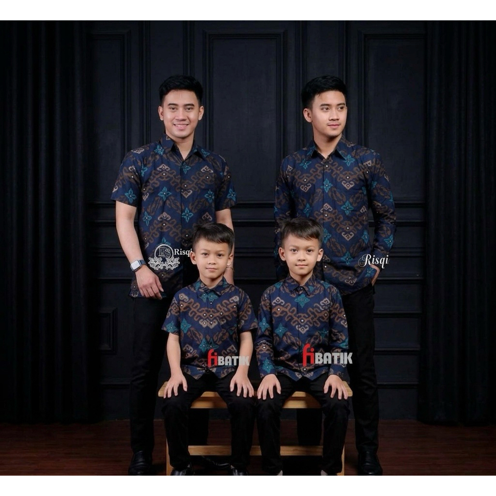 KEMEJA BATIK ANAK COWOK / BAJU BATIK ANAK COWOK / BATIK ANAK LAKI LAKI Umur 1-12 Tahun Terbaru