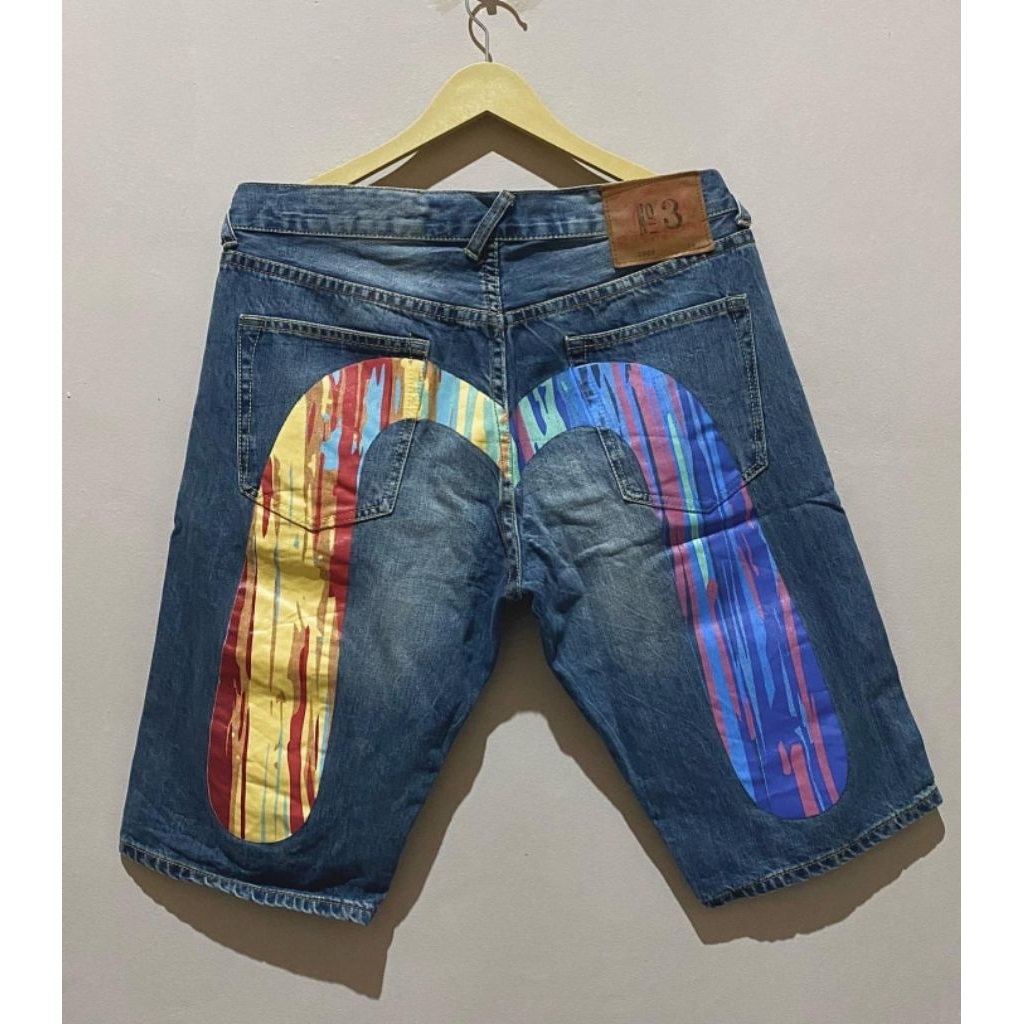 celana pendek evisu logo besar second