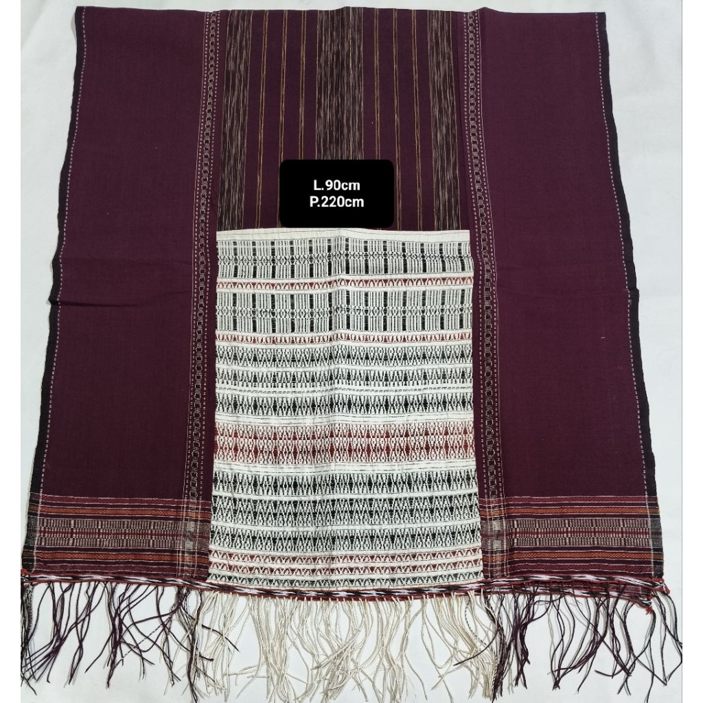 Ulos ragi hidup/paccamot pakaian adat Batak toba