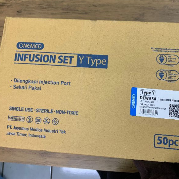 infused Onemed Y dewasa isi 50 pcs